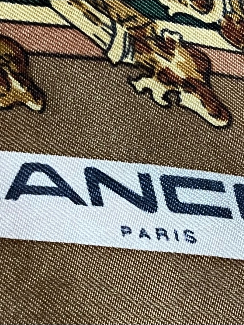 Lancel Paris silk scarf